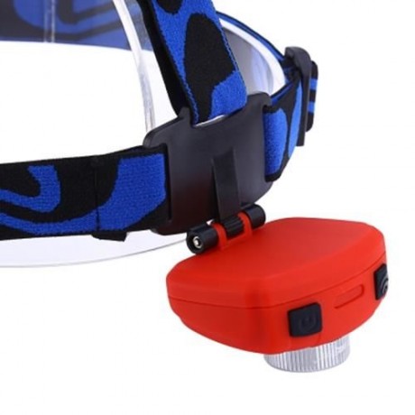 SKYWOLFEYE S152 3W 500LM MINI ROTATING HEADLIGHT FOR CAMPING (RED)