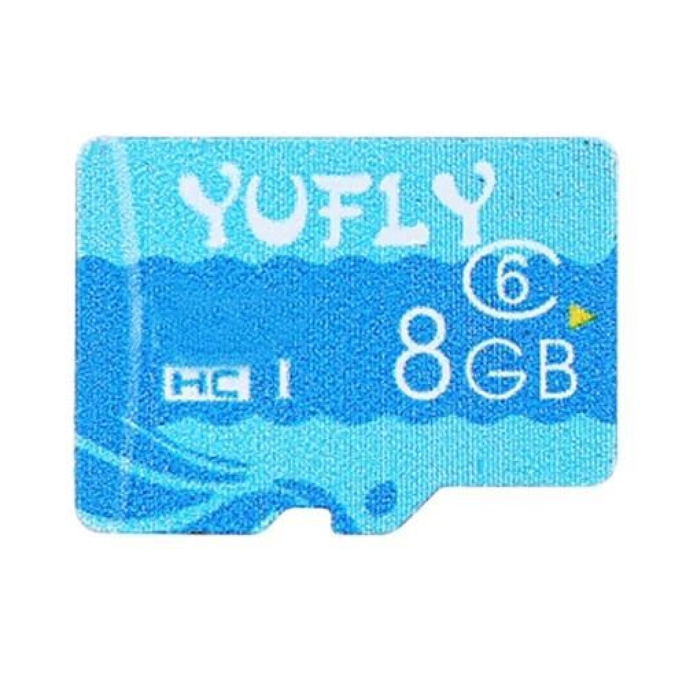 YUFLY HIGH PERFORMANCE CLASS 6 TF MEMORY CARD CLASS 6 MICRO SD STORAGE DEVICE (LAKE BLUE)