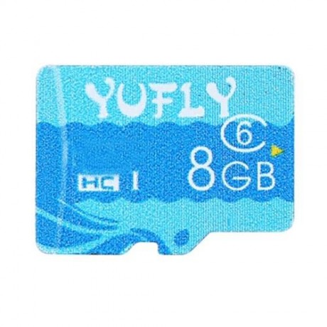 YUFLY HIGH PERFORMANCE CLASS 6 TF MEMORY CARD CLASS 6 MICRO SD STORAGE DEVICE (LAKE BLUE)