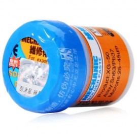 WLXY 50G MECHANIC SOLDERING SOLDER WELDING PASTE CREAM SN63 / PB37 REPAIR TOOL (COLORMIX)