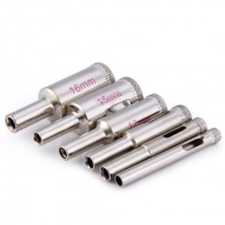 WLXY WL - 602 DIAMOND GLASS HOLE SAW CORE DRILL BITS SET CUTTER FOR CERAMIC GLASS MARBLE T