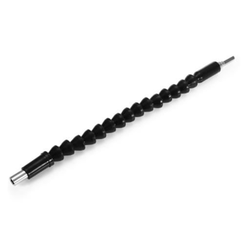 LOMVUM 30CM FLEXIBLE SHAFT ROTARY TOOL FIT 6.35MM COLLET FOR CORDLESS DRILL (BLACK)