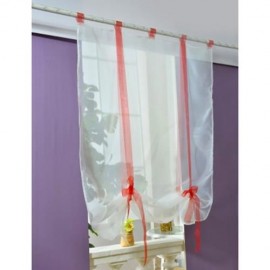 140 X 140CM EUROPEAN WAVE BLINDS STITCHING COLORS VOILE PANEL WINDOW CURTAIN FOR LIVING RO