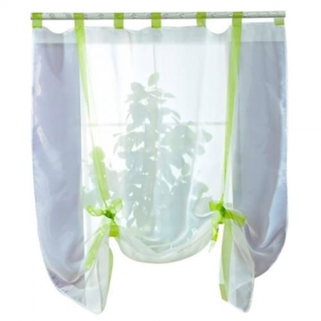 140 X 140CM EUROPEAN WAVE BLINDS STITCHING COLORS VOILE PANEL WINDOW CURTAIN FOR LIVING RO