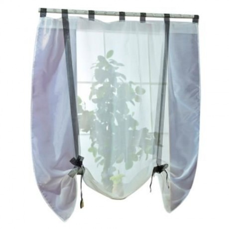 140 X 140CM EUROPEAN WAVE BLINDS STITCHING COLORS VOILE PANEL WINDOW CURTAIN FOR LIVING RO
