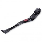 ALUMINUM ADJUSTABLE BIKE SIDE STICK STAND FOR ROAD MOUNTAIN BICYCLE (BLACK)