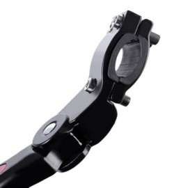 ALUMINUM ADJUSTABLE BIKE SIDE STICK STAND FOR ROAD MOUNTAIN BICYCLE (BLACK)