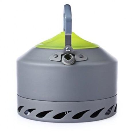 ALOCS CW - K07 0.9L ALUMINUM ALLOY CAMPING PICNIC COFFEE WATER KETTLE (GRAY)