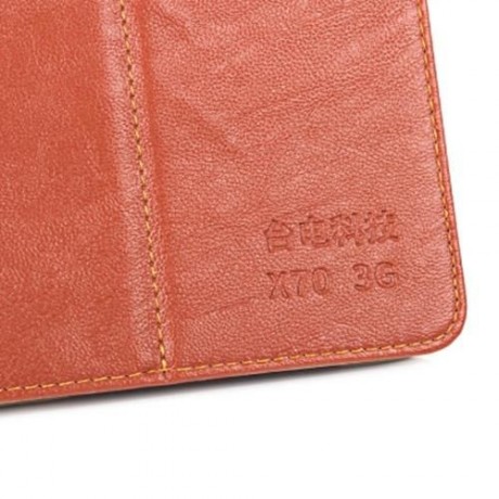 PU LEATHER FOLIO PROTECTIVE COVER CASE FOR TECLAST X70 / X70R (BROWN)