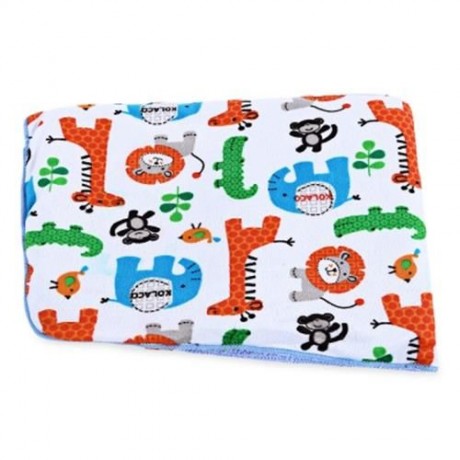 SOFT SHORT PLUSH CARTOON PRINTED KIDS BLANKET FOR PRESENT (045)