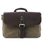 CADEN P1 SHOULDER MESSENGER BAG LEATHER SHOCKPROOF CAMERA HANDBAG FOR DSLR (DEEP BROWN)