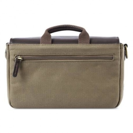 CADEN P1 SHOULDER MESSENGER BAG LEATHER SHOCKPROOF CAMERA HANDBAG FOR DSLR (DEEP BROWN)