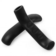 PAIRED MOUNTAIN ROAD BIKE BRAKE HANDLE SILICONE PROTECTIVE SLEEVE (BLACK)