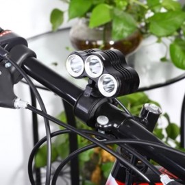 SKYWOLFEYE TLY - 47 10W 1000LM T6 LED BICYCLE LIGHT HEADLIGHT (BLACK)