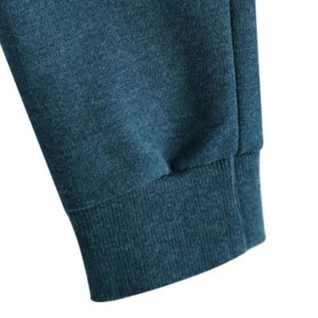 DRAWSTRING WAIST NARROW FEET GIRL'S SWEATPANTS (DEEP GRAY)