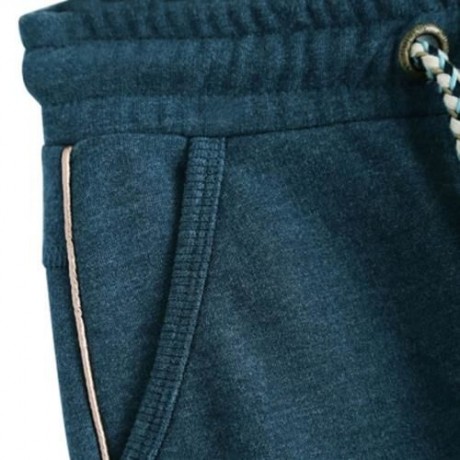 DRAWSTRING WAIST NARROW FEET GIRL'S SWEATPANTS (DEEP GRAY)