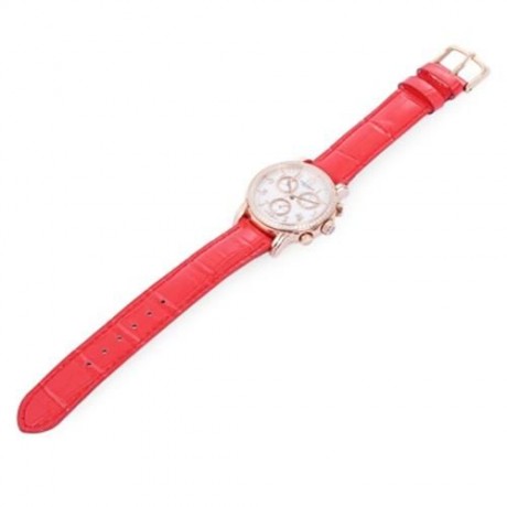 CARNIVAL 8470 FEMALE QUARTZ WATCH JAPAN MOVT WORKING SUB-DIAL DATE DISPLAY CRYSTAL DIAL WR