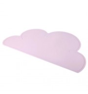 SILICONE NON-SLIP CLOUD SHAPE KIDS PLACEMAT DINNERWARE TABLE MAT (PINK)