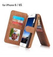 2 IN 1 PU LEATHER POCKET PROTECTIVE CASE FOR IPHONE 6 / 6S FULL BODY MOBILE SHELL WITH CAR