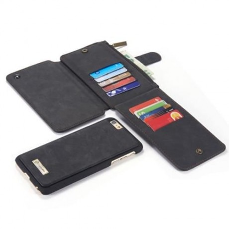 2 IN 1 PU LEATHER POCKET PROTECTIVE CASE FOR IPHONE 6 / 6S FULL BODY MOBILE SHELL WITH CAR