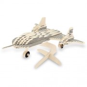 SEALAND WP - 115 WOODEN 3D BLACK BIRD AIRCRAFT MODEL SIMULATION CONSTRUCTION KIT TOY (APRI