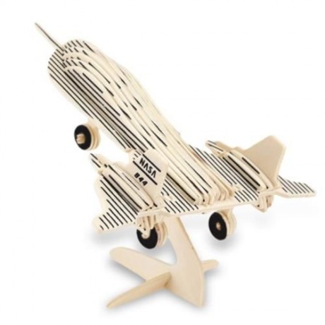 SEALAND WP - 115 WOODEN 3D BLACK BIRD AIRCRAFT MODEL SIMULATION CONSTRUCTION KIT TOY (APRI
