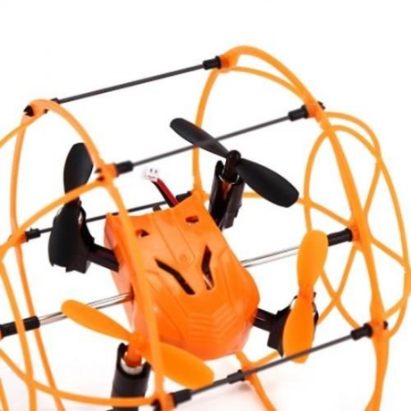 HELIC MAX SKY WALKER 1336 2.4GHZ 4CH RC QUADCOPTER 3D FLIP CLIMBING WALL ROLLER COPTER (OR