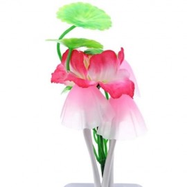 MUSHROOM COLOR CHANGING LED SENSOR NIGHT LIGHT WITH PLUM FLOWER (COLORMIX)