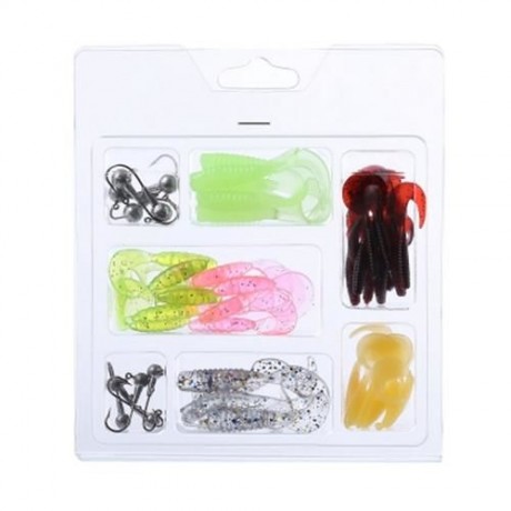 LEO 1.6M TELESCOPIC FISHING ROD SET WITH FISH REEL HOOK LURE TACKLE ACCESSORY (COLORMIX)
