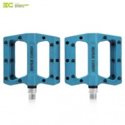 BASECAMP BC - 672 PAIRED FASHION NYLON BIKE PEDAL FOR MOUNTAIN ROAD BICYCLE (BLUE)