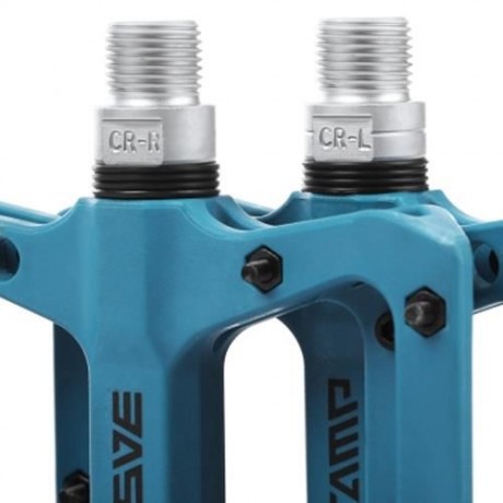 BASECAMP BC - 672 PAIRED FASHION NYLON BIKE PEDAL FOR MOUNTAIN ROAD BICYCLE (BLUE)