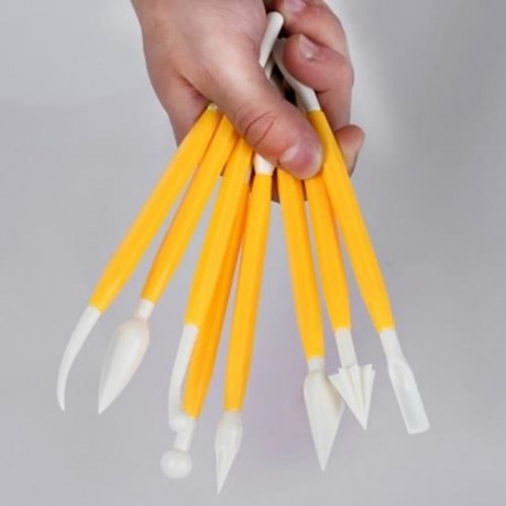 11PCS CAKE FONDANT DECORATING SUGAR CRAFT COOKIES CUTTER TOOLS (COLORMIX)
