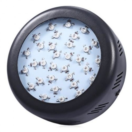 96W ( TRUE 50W ) UFO 32 LEDS FULL SPECTRUM GROW LIGHT INDOOR HYDROPONIC LIGHTING (BLACK)