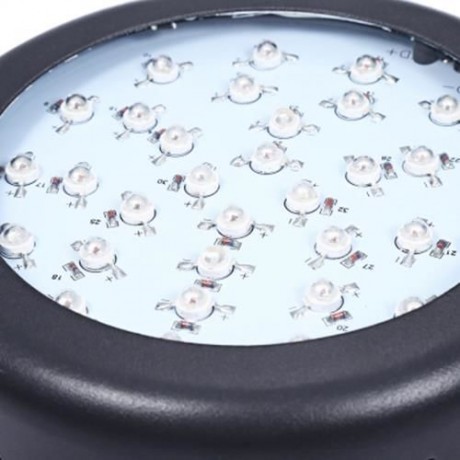 96W ( TRUE 50W ) UFO 32 LEDS FULL SPECTRUM GROW LIGHT INDOOR HYDROPONIC LIGHTING (BLACK)