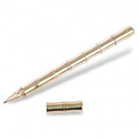 EDCGEAR DETACHABLE BAMBOO TYPE BRASS TACTICAL PEN (COPPER COLOR)