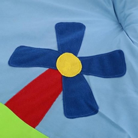 BABY SOFT PLAY MAT DEER GYM BLANKET WITH FRAME RATTLE CRAWLING TOY (COLORMIX)