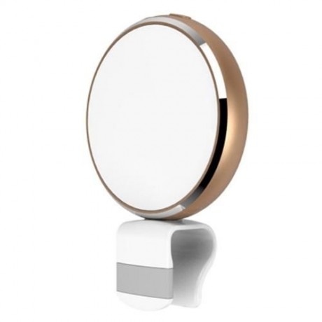 BR34 SEVEN COLORS SELFIE LED FILL-IN FLASHLIGHT ADJUSTABLE LIGHTNESS WITH MIRROR FOR UNIVE