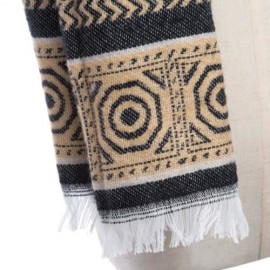 NATIONAL WIND OVERLENGTH GEOMETRY PRINT PASHMINA SCARF FOR LADIES (LIGHT YELLOW)