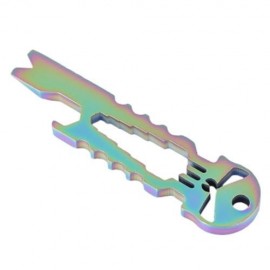 EDCGEAR PORTABLE TACTICAL STAINLESS STEEL SKULL MULTI-FUNCTIONAL CROWBAR (COLORFUL)
