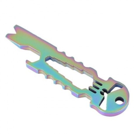 EDCGEAR PORTABLE TACTICAL STAINLESS STEEL SKULL MULTI-FUNCTIONAL CROWBAR (COLORFUL)
