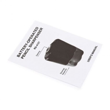 RINGSUN RS - A04121 BATTERY-OPERATED ELECTRIC PENCIL SHARPENER (BLACK)