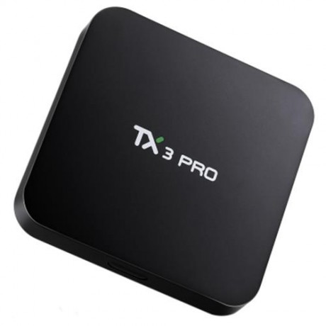 TX3 PRO TV BOX AMLOGIC S905X QUAD CORE 4K ANDROID 6.0 2.4G WIFI MULTI-MEDIA PLAYER (BLACK)