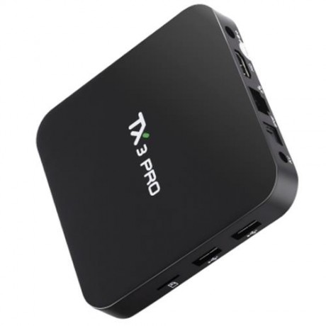TX3 PRO TV BOX AMLOGIC S905X QUAD CORE 4K ANDROID 6.0 2.4G WIFI MULTI-MEDIA PLAYER (BLACK)