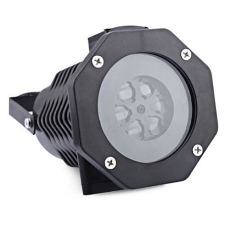 LIGHTME MULTICOLOR LED PROJECTION LAMP WATERPROOF ROTATING LIGHTS WITH 10PCS SWITCHABLE PA