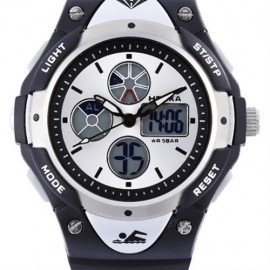 HOSKA HD024S DUAL MOVT CHILDREN QUARTZ DIGITAL WATCH LUMINOUS DAY ALARM DISPLAY 5ATM WRIST
