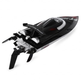 FEILUN FT012 2.4G 4CH BRUSHLESS RC RACING BOAT (BLACK)