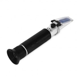 ATC SALINITY REFRACTOMETER 0 - 10 PERCENTAGE HYDROMETER FOR AQUARIUM MARINE (SILVER AND BL