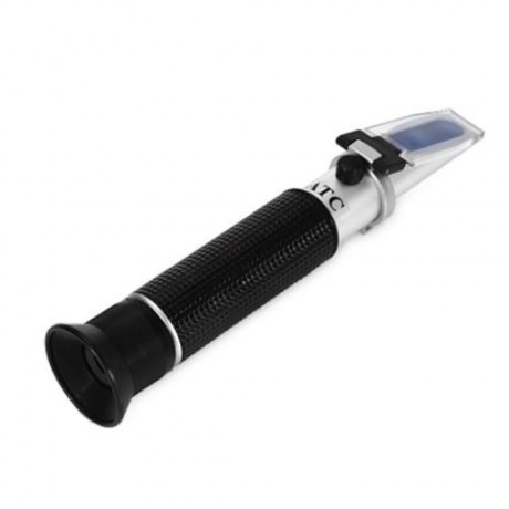 ATC SALINITY REFRACTOMETER 0 - 10 PERCENTAGE HYDROMETER FOR AQUARIUM MARINE (SILVER AND BL