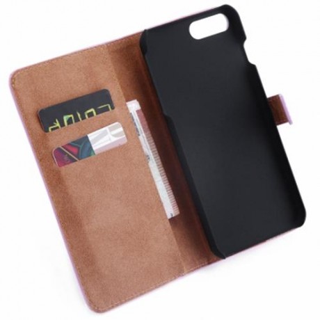 SIMPLE STYLE PURE COLOR LEATHER WALLET CARD SLOT CASE MAGNET CLASP FOR IPHONE 7 PLUS 5.5 I