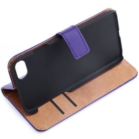SIMPLE STYLE PURE COLOR LEATHER WALLET CARD SLOT CASE MAGNET CLASP FOR IPHONE 7 4.7 INCH (